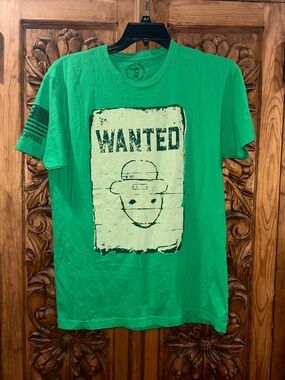 EUC Nine Line Apparel large Alabama leprechaun shirt